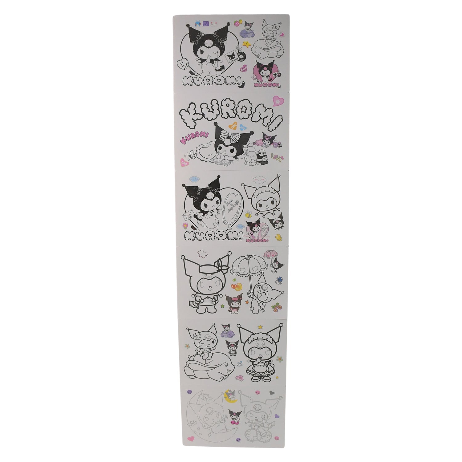 Coloring Book for Kids 6 Sheets with 6 Colorful Markers  (1 Set) Coloring Book for Kids 6 Sheets with 6 Colorful Markers  (1 Set)
